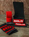 Kit Phoenix Grip + Munhequeira Comfort + 2un. Thumb Tape - Redline RDLN